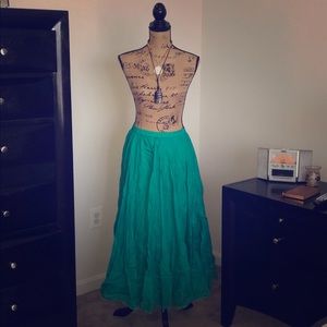 Soft Flouncy Maxi Skirt